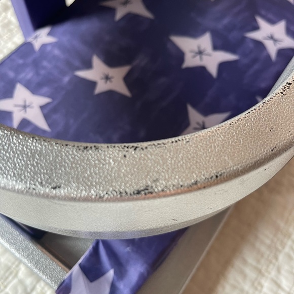 American Girl/Bitty Baby Toboggan, Silver/Purple Sled for 2, Retired - Picture 5 of 8